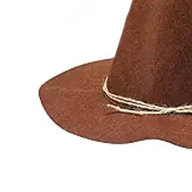 652F Halloween Enchanter Witch Hat Unique Wizard Men Women Retro Costume Cosplay