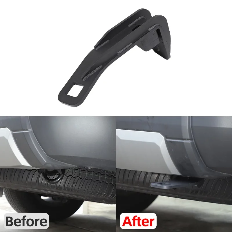 

Carbon Steel Rear Bumper Right Bottom Tow Hook for 2024+ Toyota Prado Auto Exterior Accessories