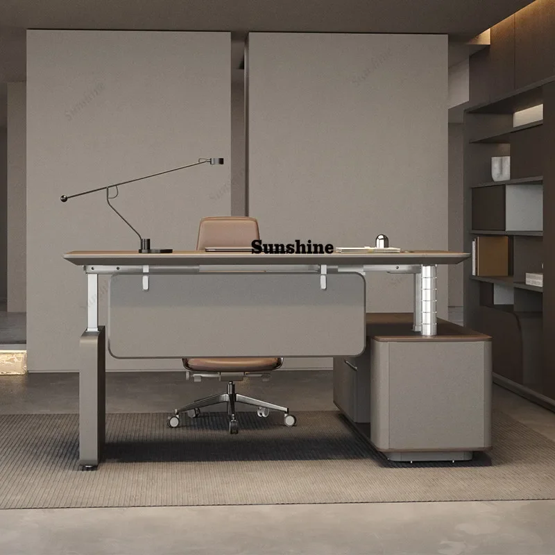 YAesthetic European Office Desk Organizers Crafts Standing Adjustable Office Desk Luxury Mesa Ordenador Commercial Furniture