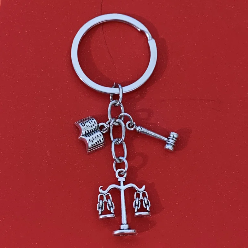 سلاسل المفاتيح ذات الطابع المحامي، المطور، المعلقات رمز القانون، مناسبة للمحترفين القانونيين. #6