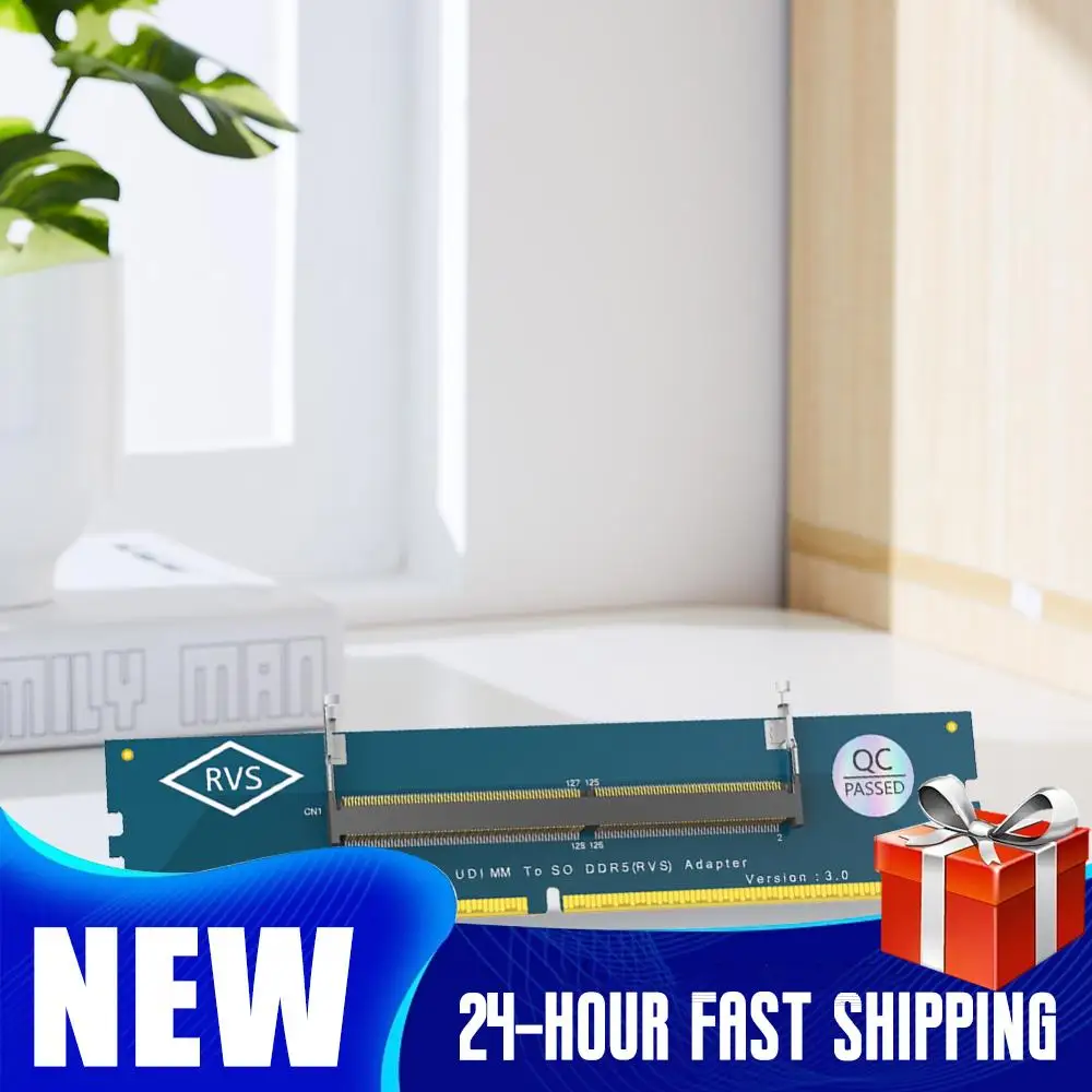 

1/2PCS DDR5 Laptop To Desktop Memory Adapter Card SO-DIMM To PC DIMM Card Connector Card Memory Stick RAM Connector Adapter
