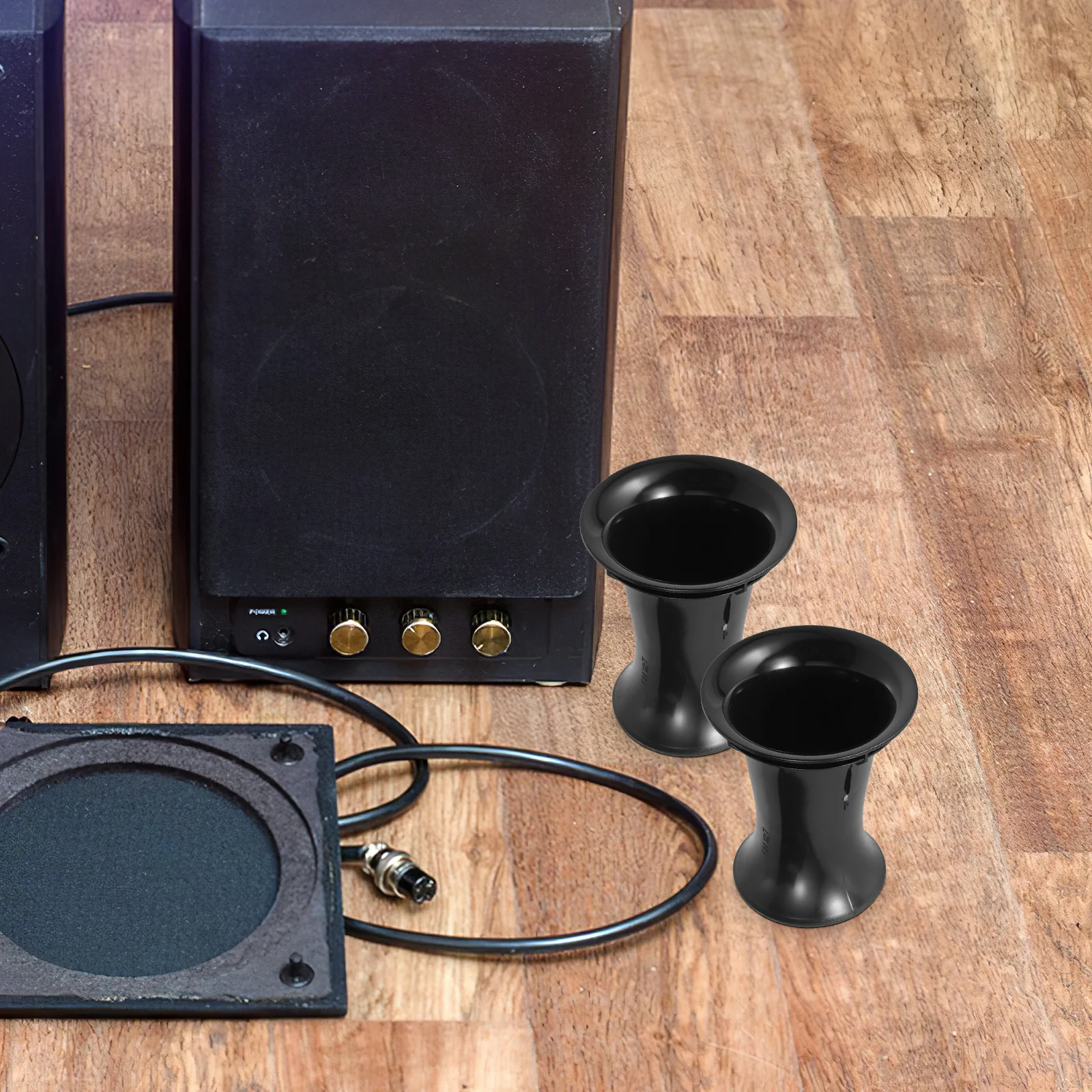 

4pcs Subwoofer Reflex Tubes Bass Speaker Air Vent Port Tubes For Diy Loudspeaker Repair Projects Durable Plastic