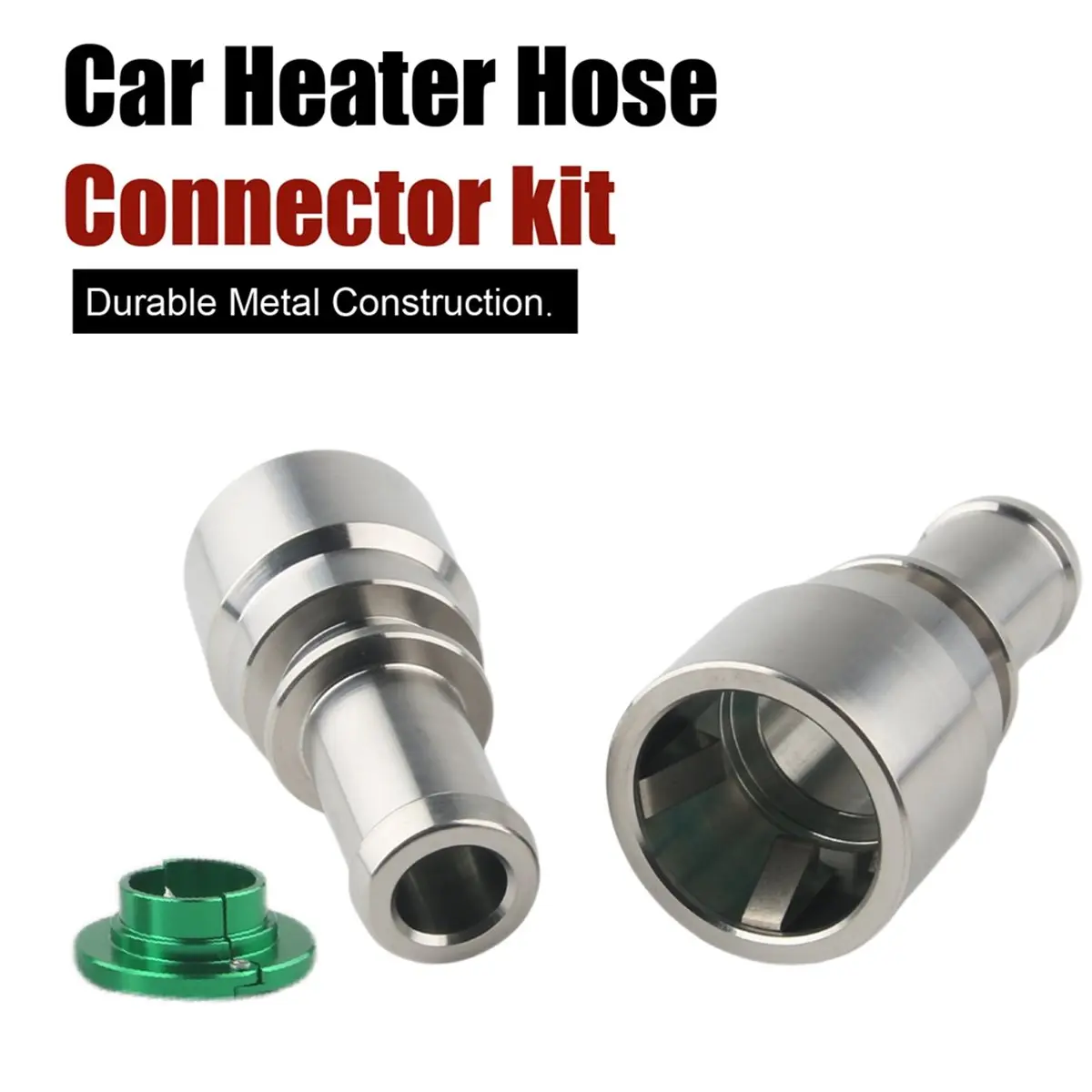 AMAW 800-409HP Heater Core Hose Connectors, Coolant Hose Connector Inlet/Outlet 3/4In X 5/8In for Chevrolet GMC Cadillac