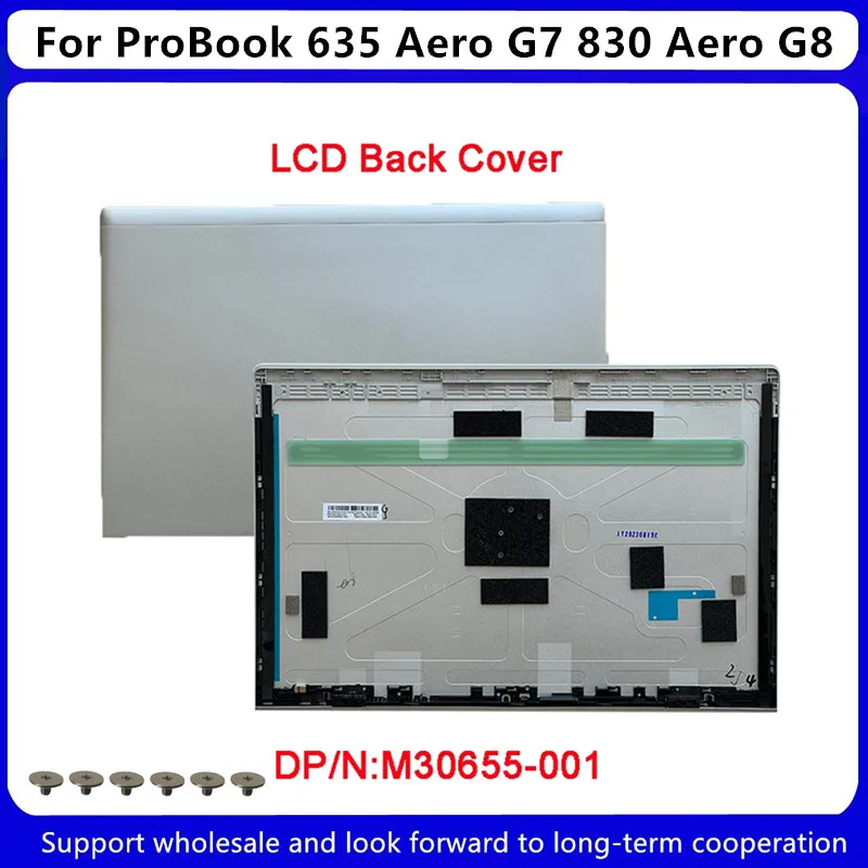 Tampa traseira LCD para HP ProBook, novo, M30655-001, M75285-001, 635 Aero G7 830 Aero G8 6070B18401