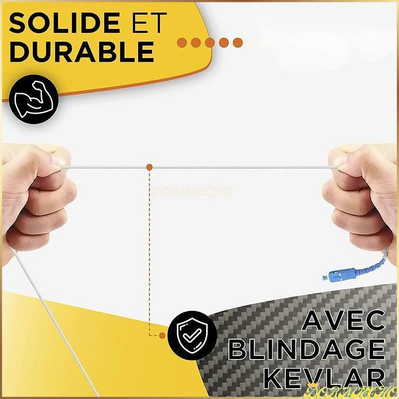 50 pièces 1 mètre SC/APC-SC/UPC monomode G657A2 Simsake Core 3.0mm câble fibre optique patch rette blanc LSZH veste