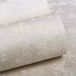 Non woven plain solid pink wallpaper Nordic style living room bedroom diatomaceous mud wallpaper non self-adhesive beige murals