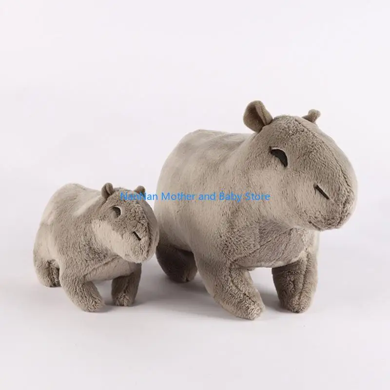 Simulierte Tiere Capybara Plüschpuppe Babys Spielzeug niedliche Capybara Spielzeug kleine gefüllte Tierbeschäftigung für Babys