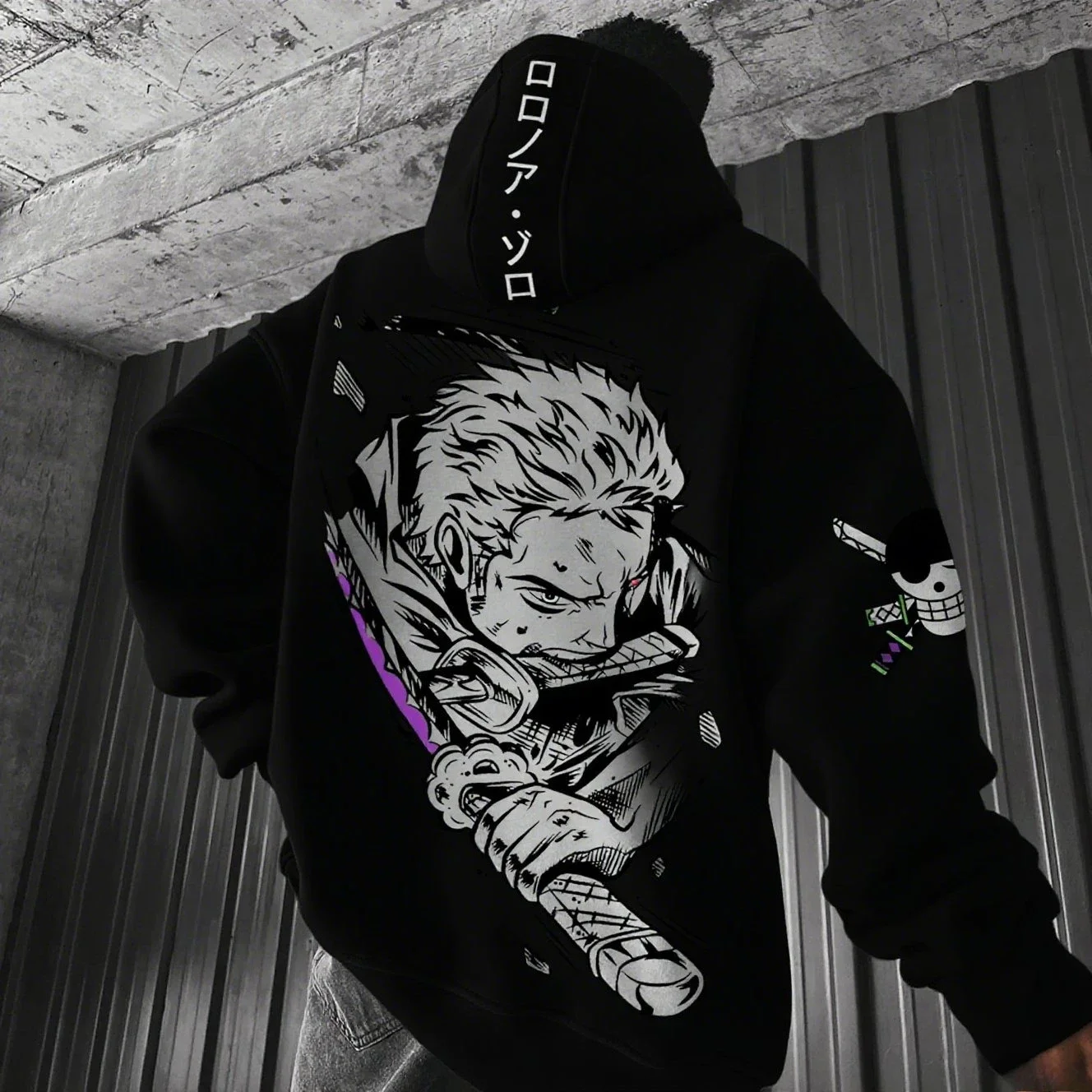 One Piece Hoodie Anime Unisex Oversized Graphic Print Sweatshirt Streetwear Autumn Winter Casual Fitness Long Sleeve New Y2k