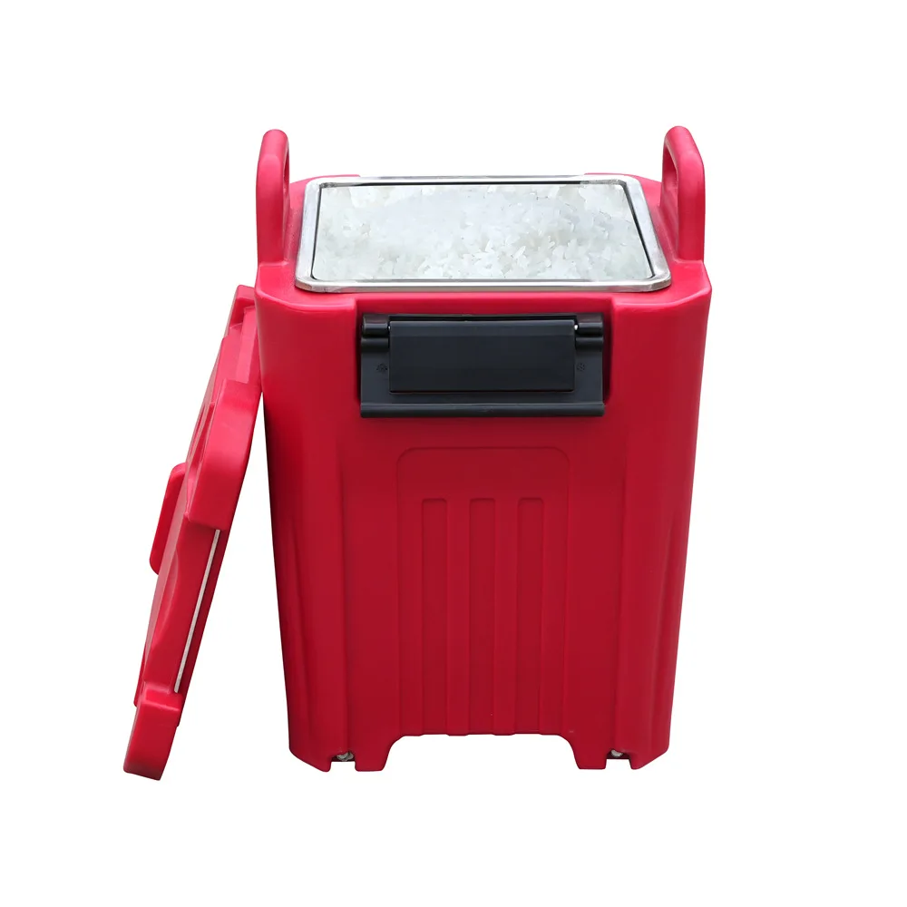 50L stainless steel inner tank insulated container, food and meal insulated soup container, insulated drum extra-long insulation