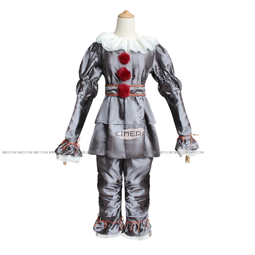 Pennyy wise Cosplay Costume para Adultos e Crianças, Stephen Clown Peruca, Assustador, Dia das Bruxas, Horror Party, Carnaval, Masquerade Dress, Calças, Roupa