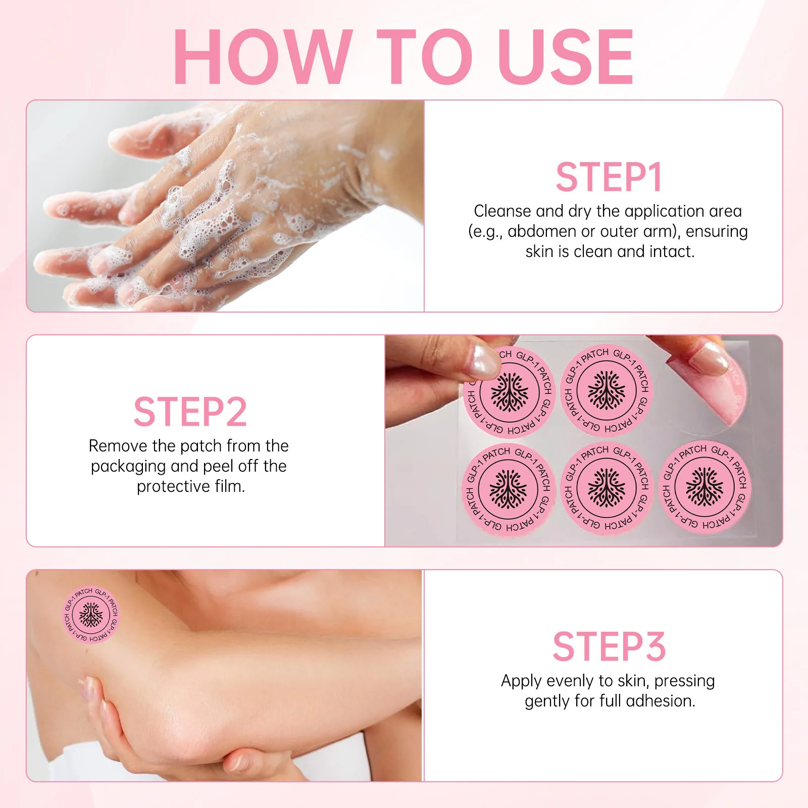 PATCHIE CORPO GLP-1 Originali 30 pz |   Realizzati da piante pure per il controllo dell'appetito |   supporto per il metabolismo |   mantenere l'energia