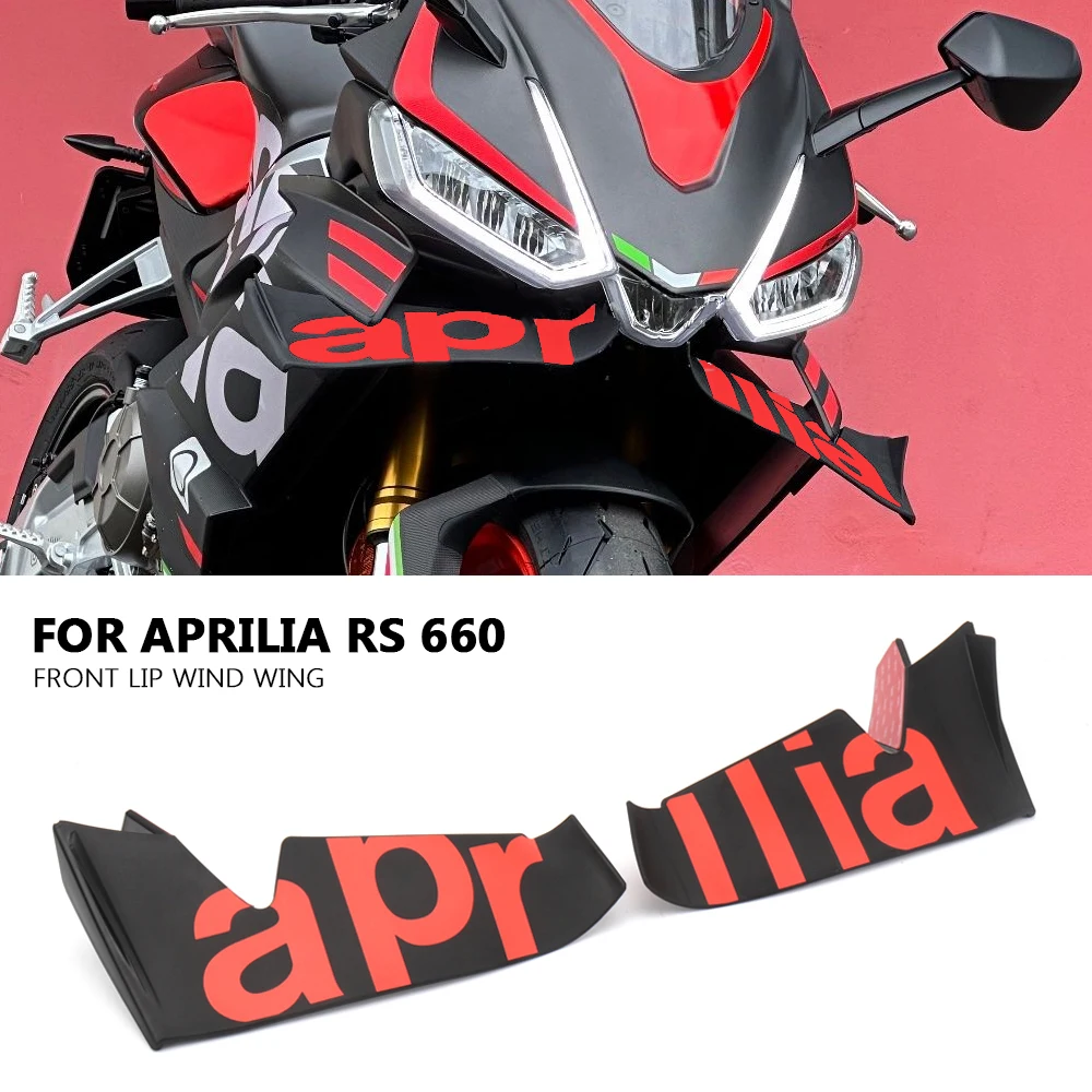 

For Aprilia RS660 RS 660 rs660 Motorcycle Accessories Front Beak Cover Wind Lip Cover Cone Aerodynamics Fairing Winglets