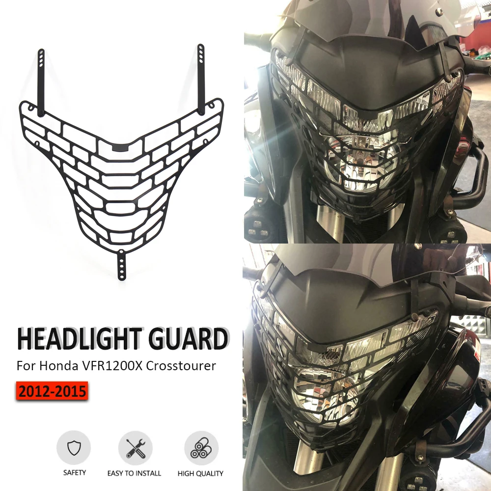 NEW Motorcycle Accessories Headlight Guard Protector Cover For Honda VFR1200X VFR 1200 X Crosstourer Grille Protection VFR1200 X