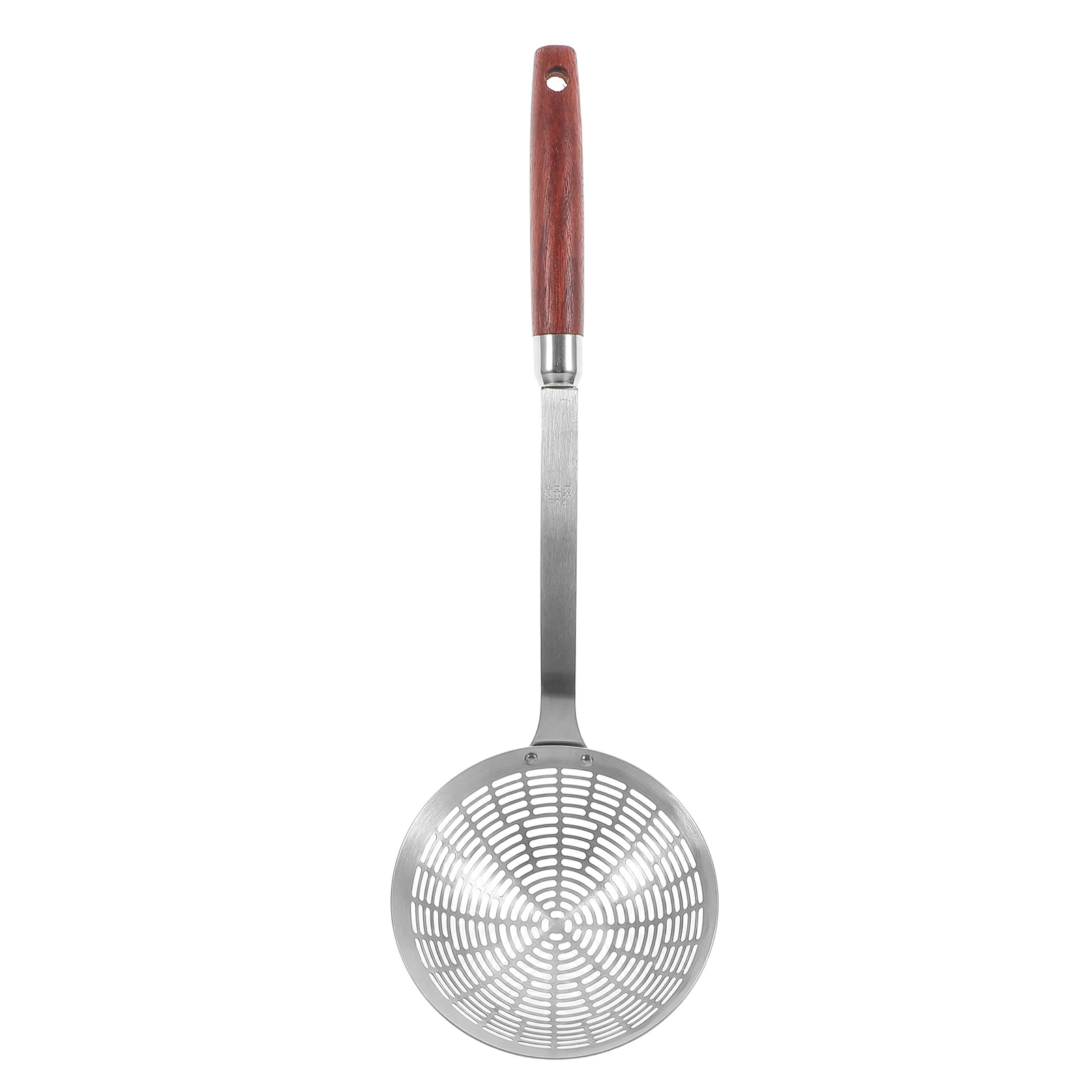 

Stainless Steel Slotted Skimmer Spoon Thickened Design Oil Grid Pasta Soup Drainer Metal Cooking Utensils Hot Pot Ladle Deep