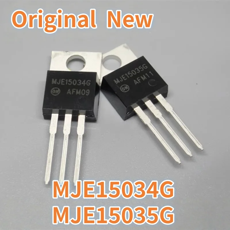 5 pares MJE15034G MJE15035G MJE15034 MJE15035 Genuíno Novo Original