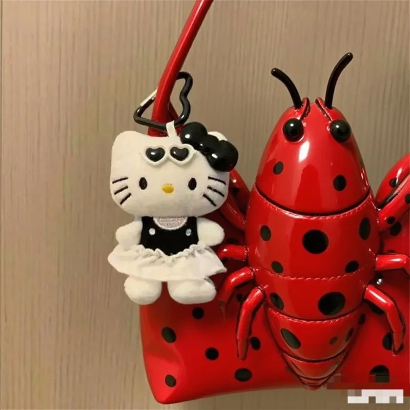 سانريو Kawaii مرحبا كيتي أنيمي الطرفية قلادة لطيف نظارات الموضة KT القط المفاتيح فتاة ظهره اكسسوارات الهدايا