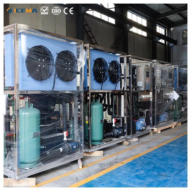 Compresor ICEMA Emerson & Bristol 2T, Máquina de Hielo en Tubo Automática de Uso Industrial, Motorizada, Garantía de 1.5 Años