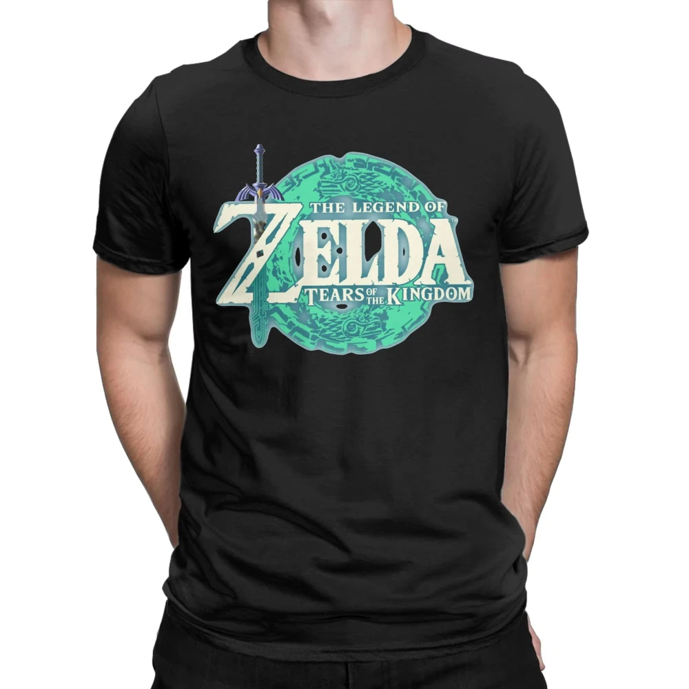 The Legend of Zelda Tears of the Kingdom Graphic T Shirt Game Front Print Short Sleeve Cotton Tee Family Y2K Harajuku Unisex Top view 2