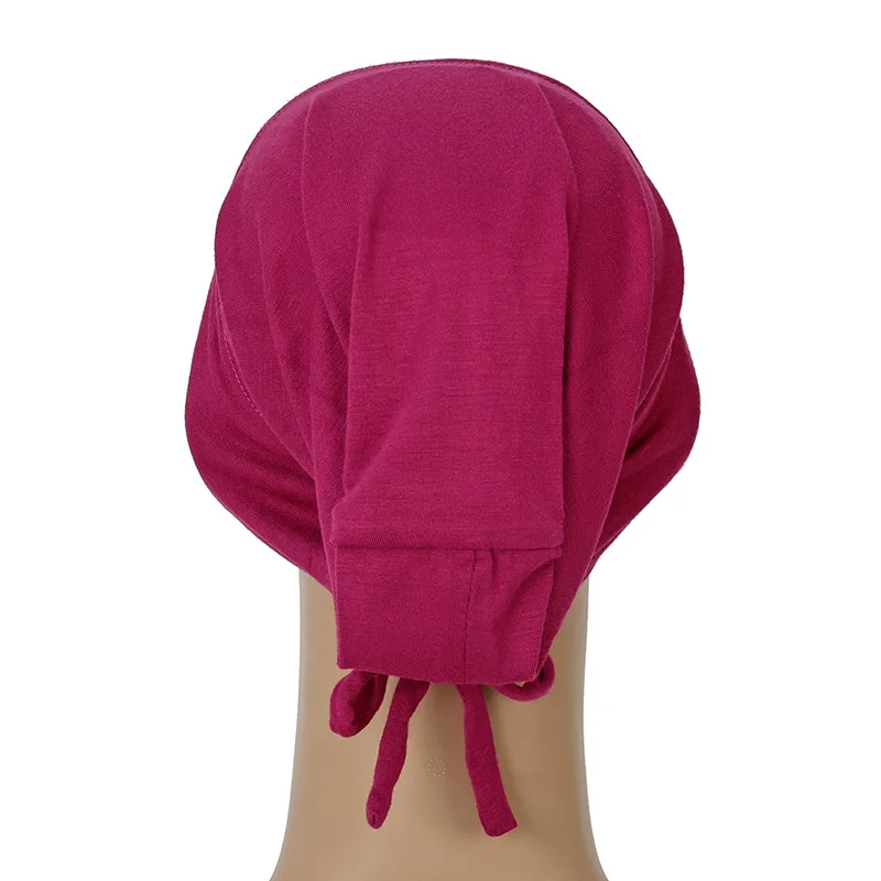 Cotone modale sotto la sciarpa Hijab cappello interno donna Bandana musulmana berretto Bone Arab Bonnet cappelli berretto fasciatura berretti Skullies turbante