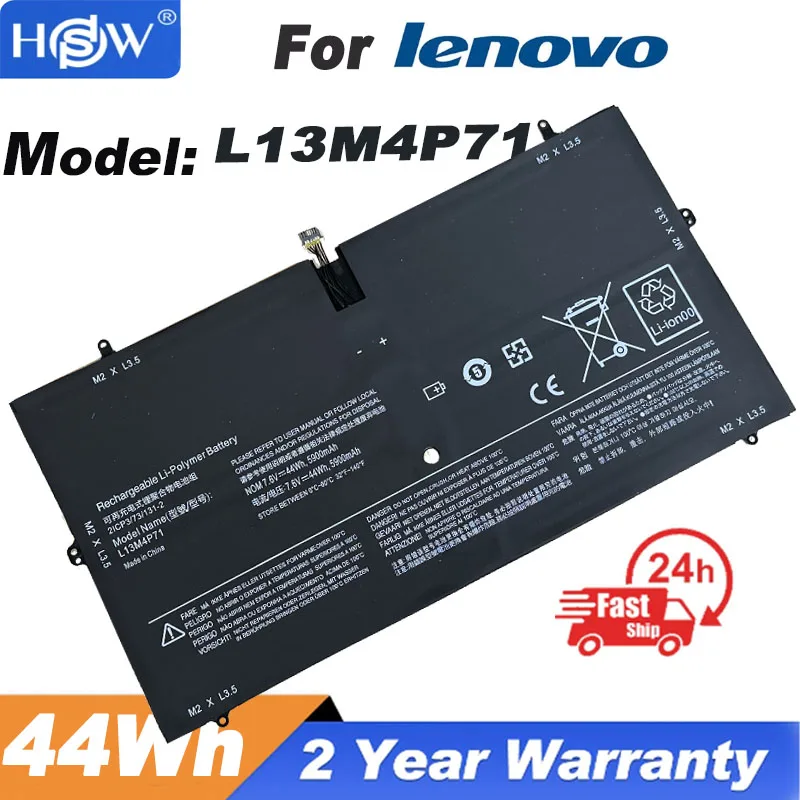 

L13M4P71 Battery For Lenovo Yoga 3 Pro 1370 Series Pro-1370-80HE Pro-5Y71 Pro-I5Y51 Pro-I5Y70 Pro-I5Y71 L14S4P71 44Wh