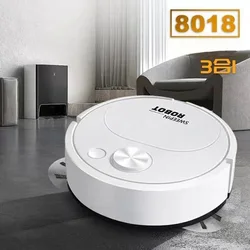 High Quality 3-In-1 Usb Rechargeable Sweeping Robot Portable Wireless Sweeping Robot Can Clean Rooms In All Directions