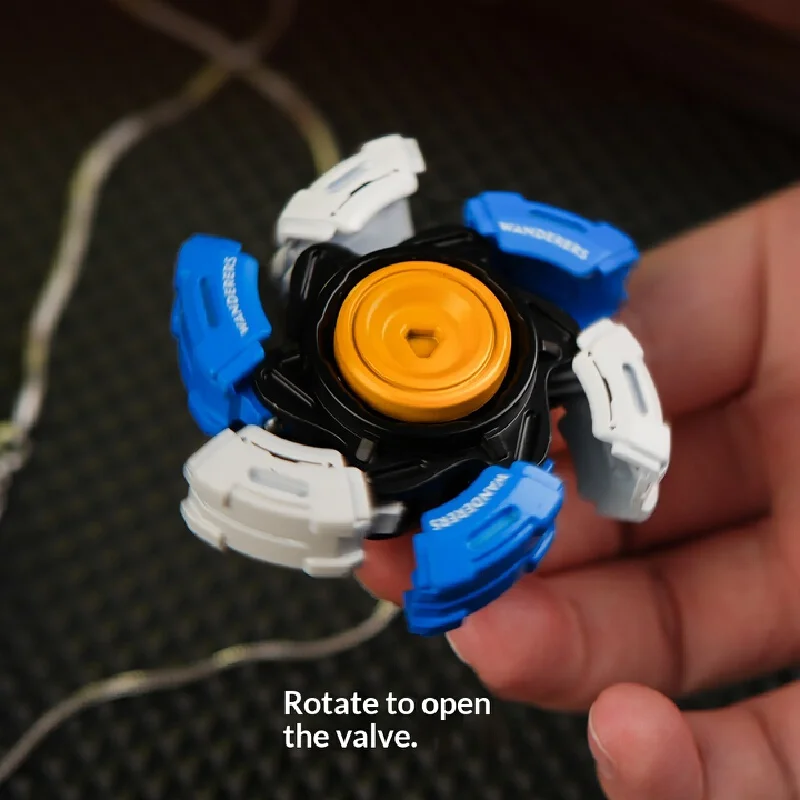 WANDERERS ฟิดเจ็ตสปินเนอร์โลหะแบบพับได้ DIY ของเล่นคลายเครียดสำหรับผู้ใหญ่และเด็ก ของเล่นแฟชั่น EDC