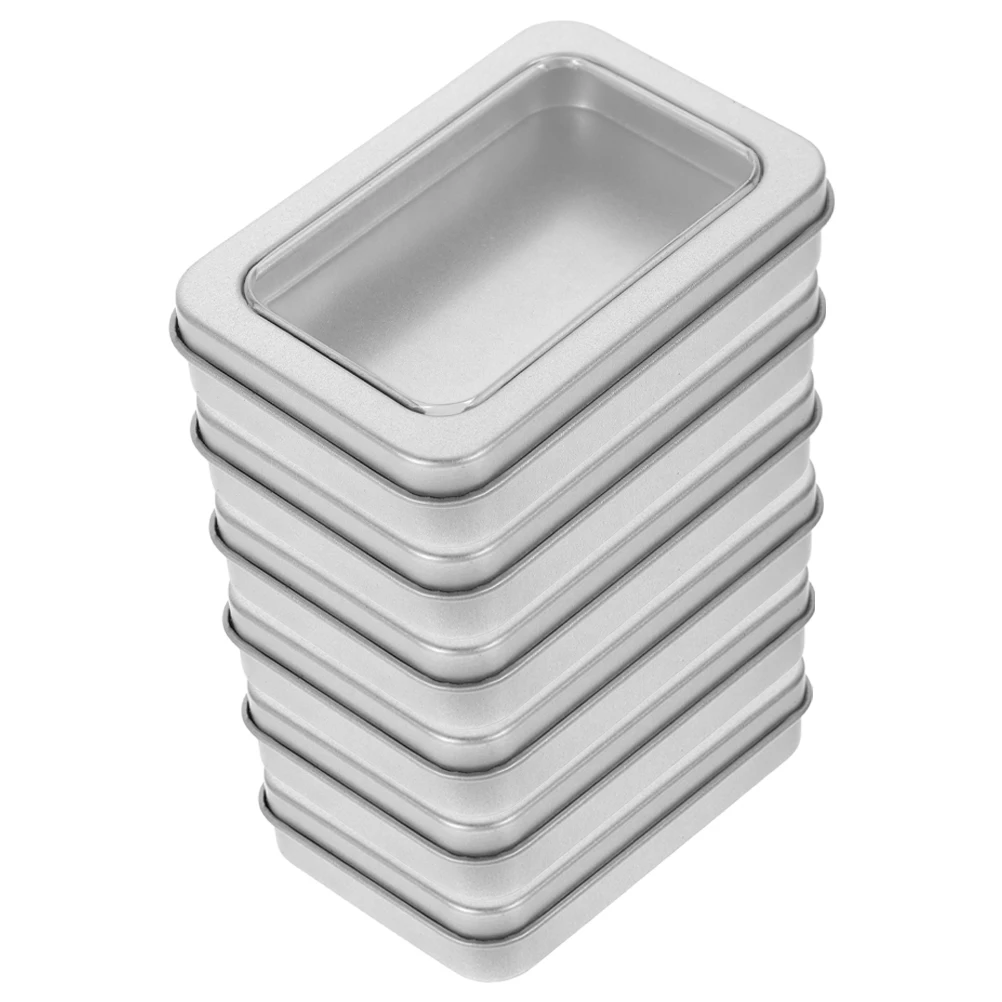 

6Pcs Gaming Card Storage Case Heavy Duty Metal Card Boxes for Organizing Game Decks At Home Office Bar Party