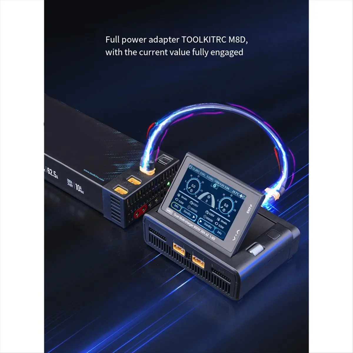 !【New Factory 】ADP750 750W XT90 Output 12V 30A AC Input 100V-240V Power Supply Adapter for Battery Charger US Plug