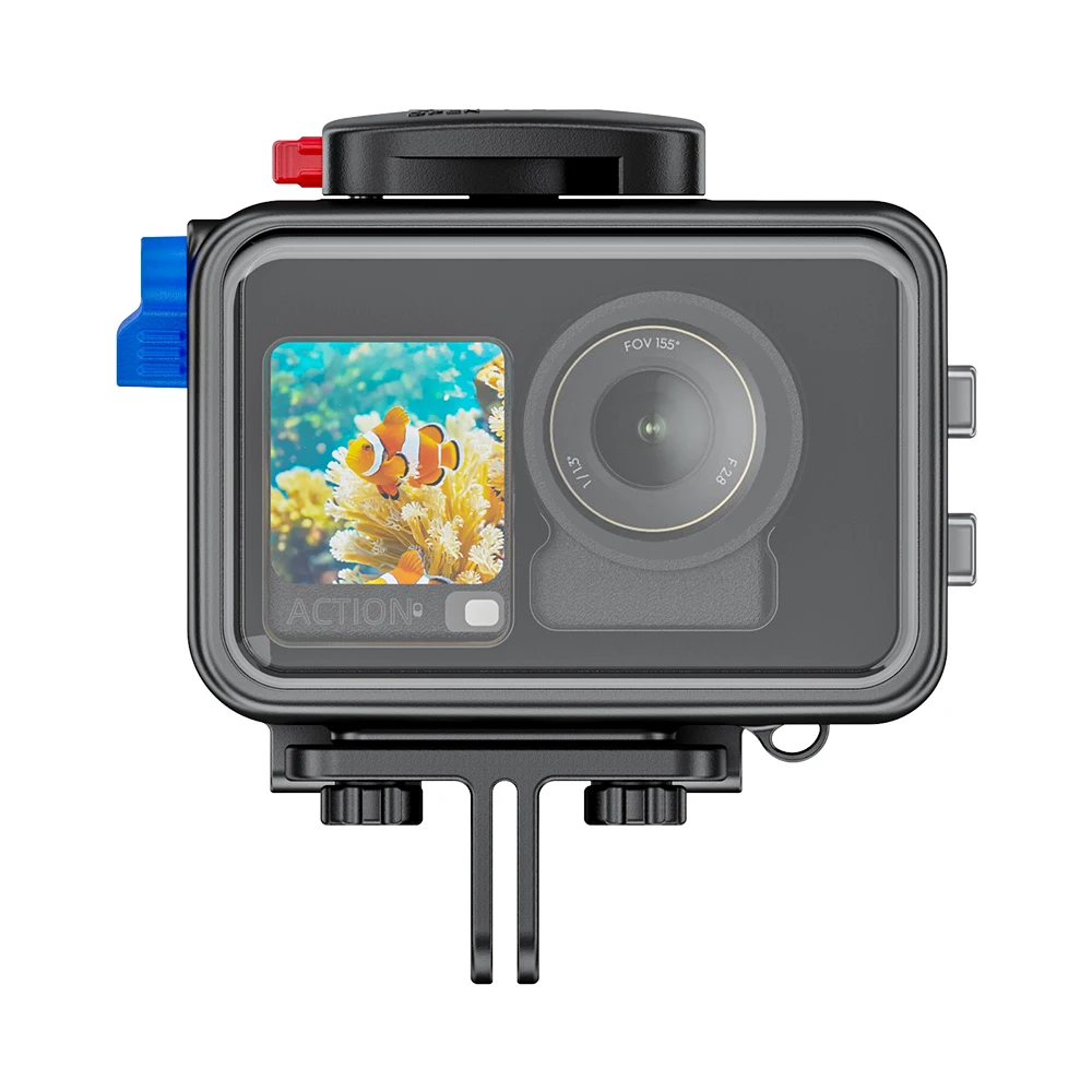 

Подводный бокс Seafrogs для DJI Osmo Action 6/5/4, водонепроницаемый чехол для камеры, глубина погружения 200 м/656 футов, снаряжение для дайвинга