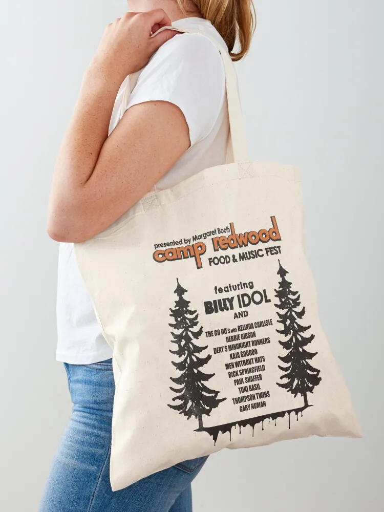 

Camp Redwood Food & Music Fest Tote Bag Cloth bag Customizable tote bag luxury women Cloth bags