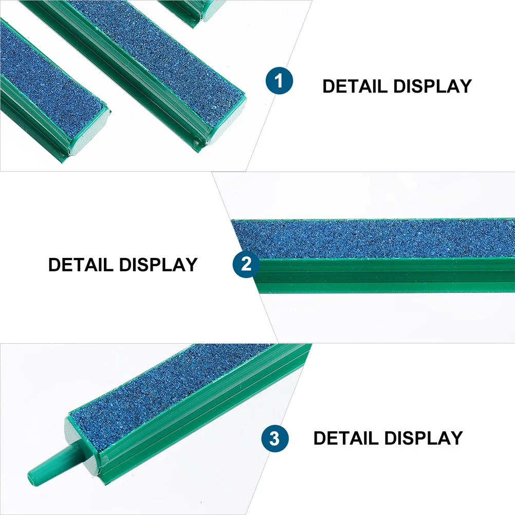 

12Pcs 4 Inch Bar Bubble Diffuser Fish Tank Air Stone Set Durable Wear-Resistant Accessories Fish Tank Air Stone