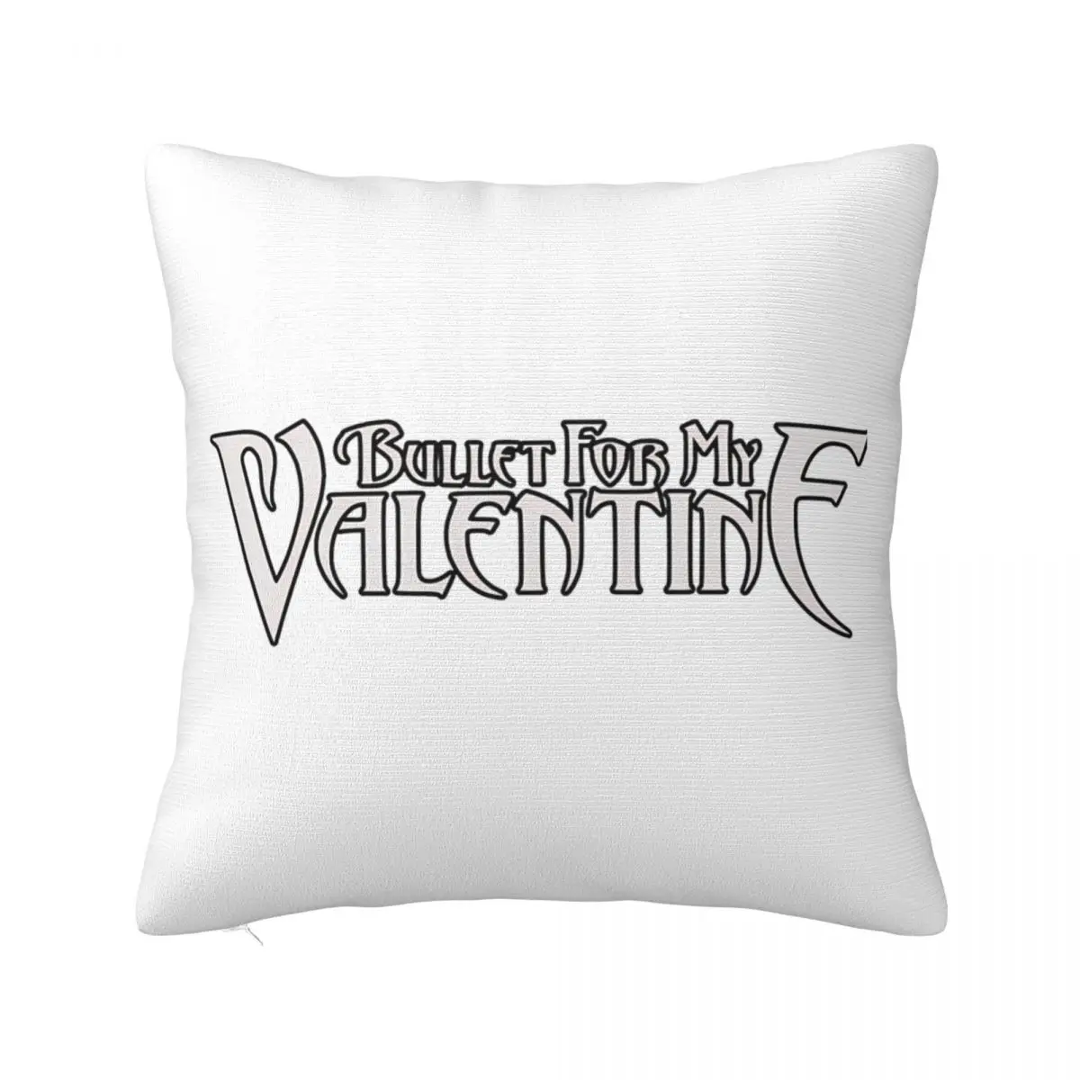 Bullet For My Valentine Logo Square Pillow Covers Polyester Room Metal Music Cushion Cover Cool Pillowcase 40*40