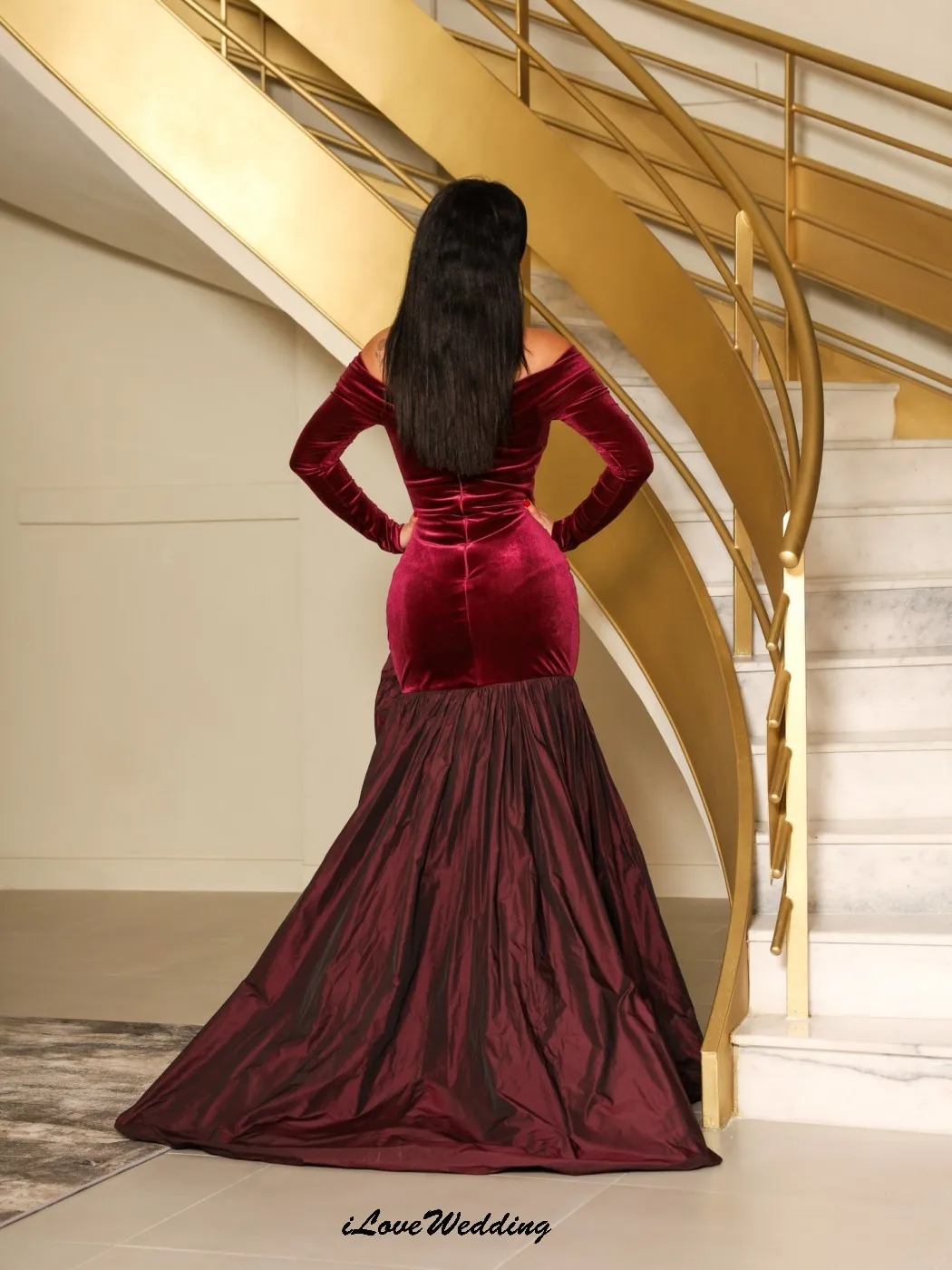 레드 오프숄더 프롬 드레스 2025 A라인 플리츠 웨딩 파티 드레스 여성용 게스트 정장 가운 플로어 길이 맞춤 제작