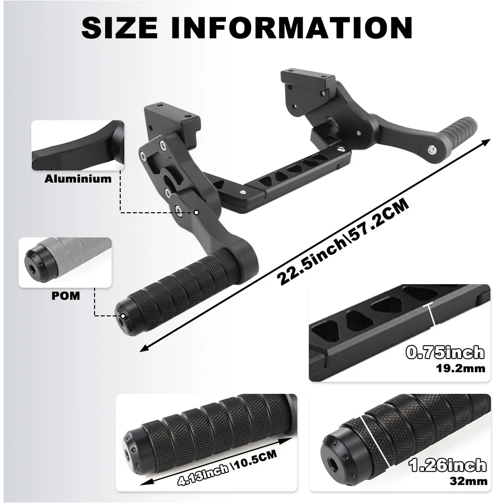 Fit For Yamaha YZF-R7 2021-2025 Motorcycle Adjustable Rear Footrests Subcage Passenger Peg Support Stunt Step Plate Protection