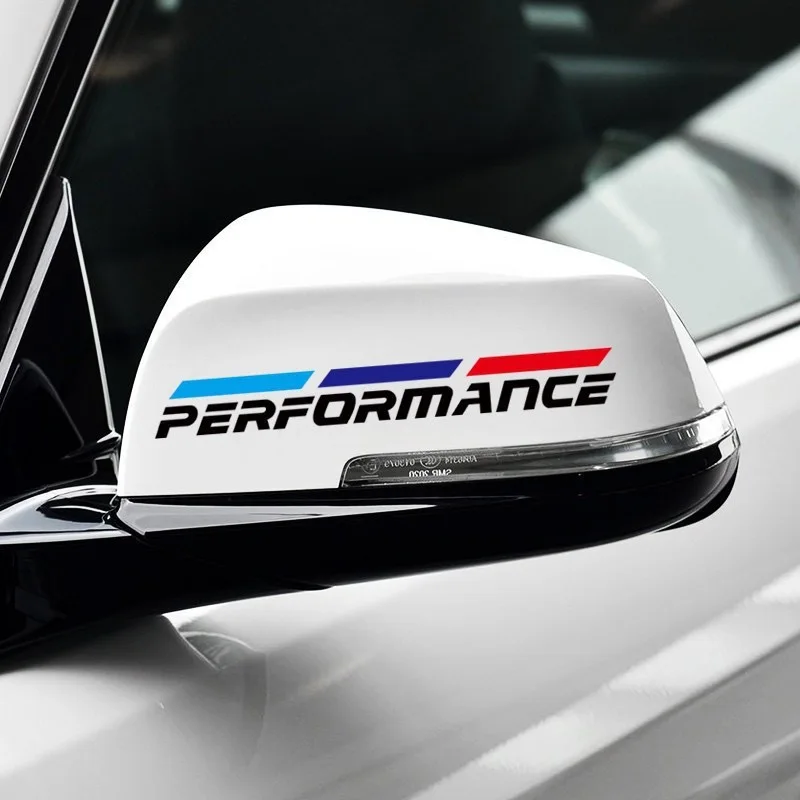 

For BMW Rearview Mirror Sticker, Fit 1/2/3/5 Series X1/X3/X4/X5/X6, Car Modified Decal Stripe Decor