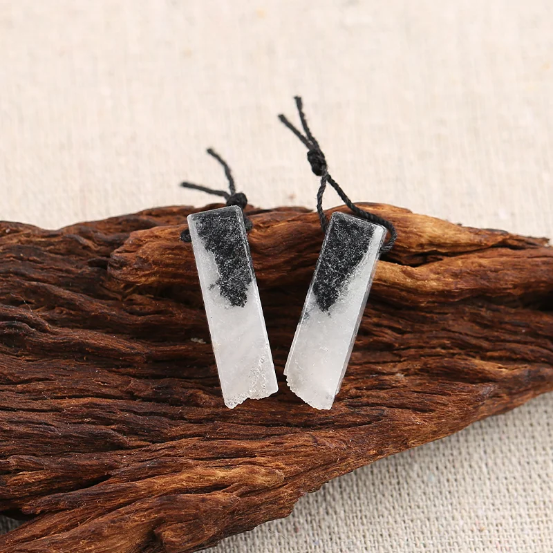 B&F Crystal Earring Beads for Jewelry Making, Handmade Natural stones beads, Stones for jewelry Making Supplies