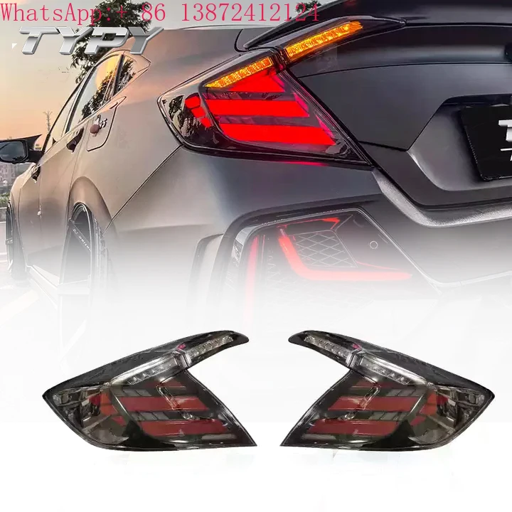 Suitable for Models of the Tenth Generation Civic Type R Taillight Assembly Modification Rear Taillight Flow Light 2016-2021