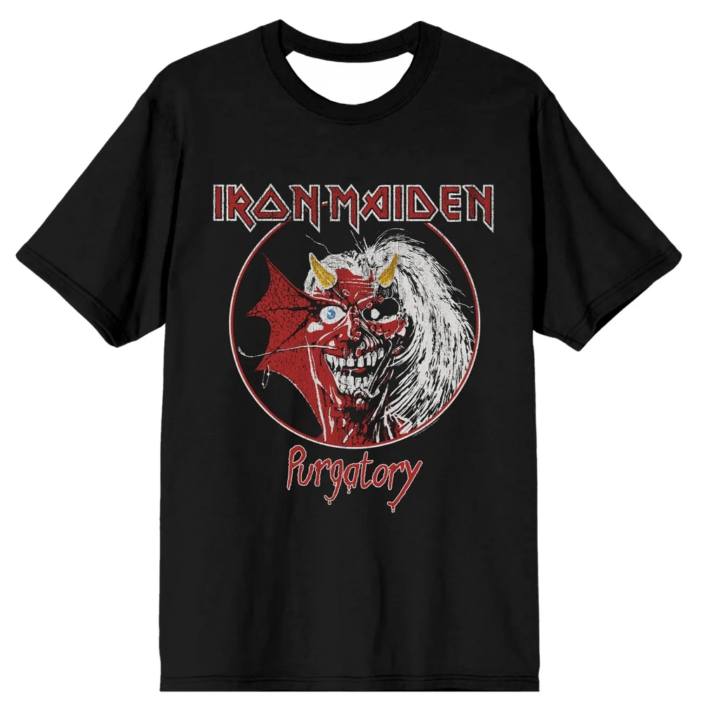 

Iron Maiden 2026 Run for Your Lives World Tour Male and Female Fans Double-sided T-shirt Commemorative Short-sleeved Shirt