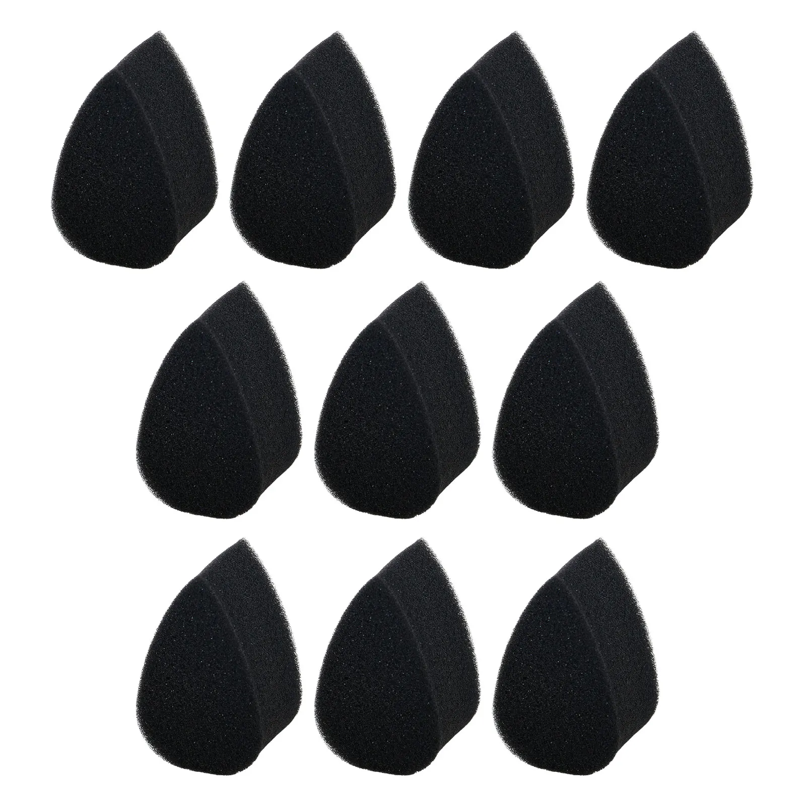 10PCS Multi Shapes Body Painting Sponges for Kids High Density Black Face Painting Supplies for Art Work Makeup Facepaint Craft