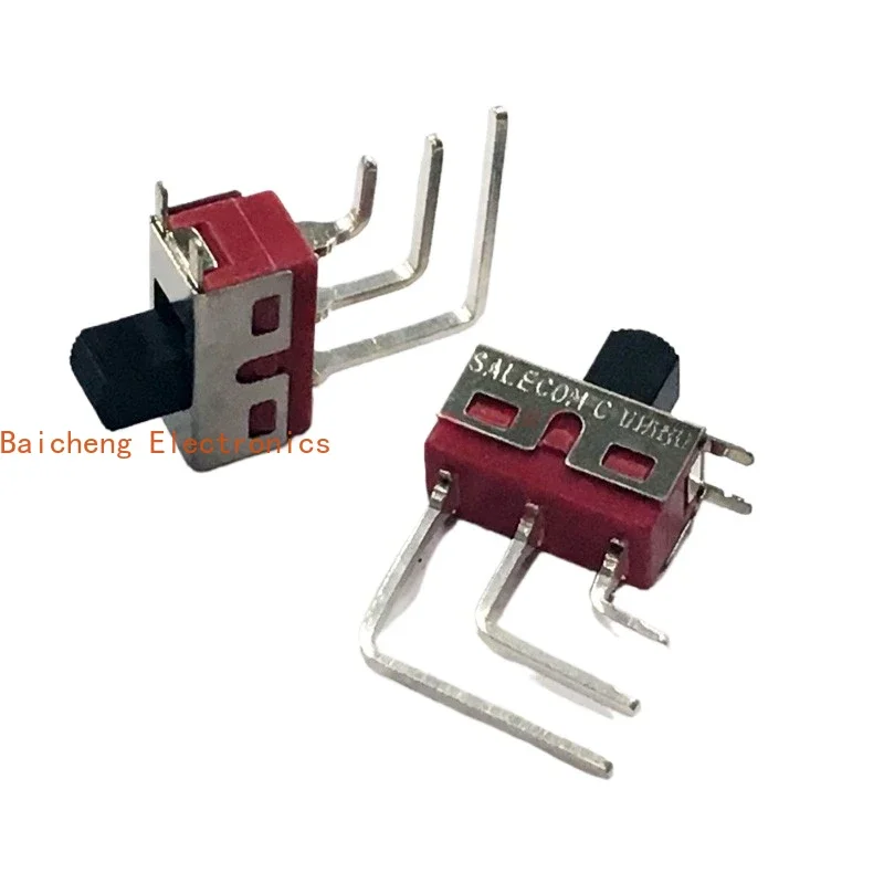 10PCS TS-13L Pull Switch 3-Pin 2-Position Side Bending Sliding Position Handle Height 5mm 5A125V