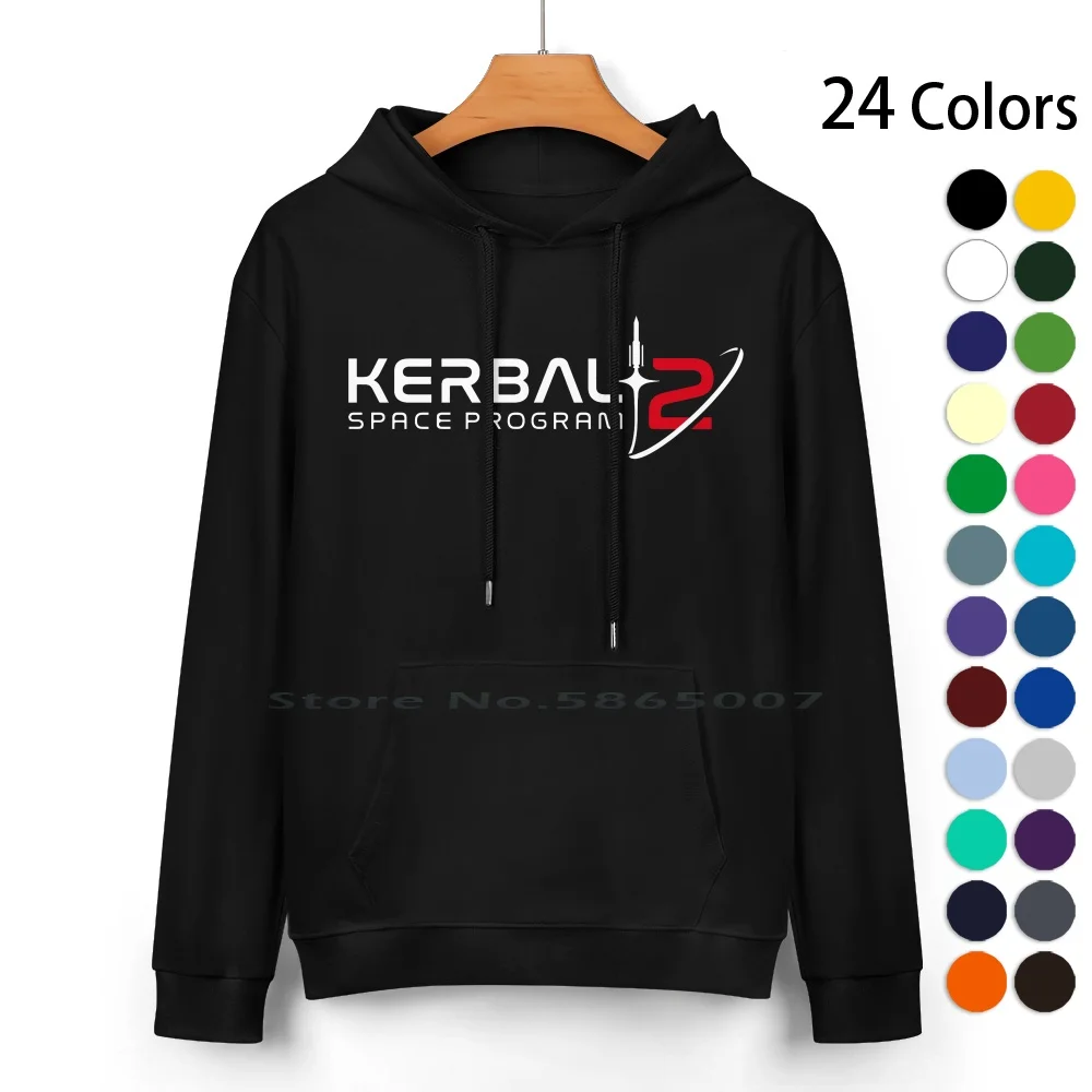 Program 2 Pure Cotton Hoodie Sweater 24 Colors 2 Space Flight Simulation Game Gamer Geek Interstellar Travel 100% Cotton Hooded