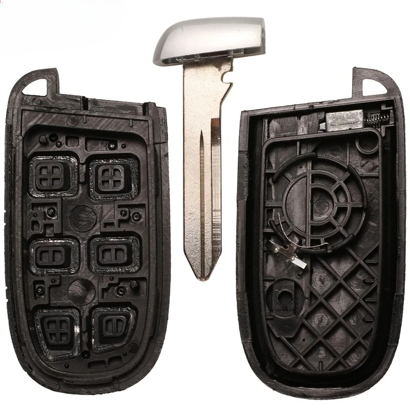 Car Smart Key Case Shell For Jeep Grand Cherokee Dodge Ram 1500 Journey Charger Dart Challenger Durango Chrysler 300