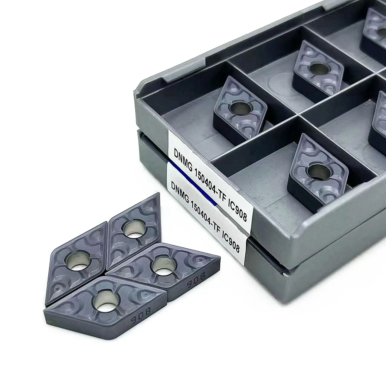 10pcs DNMG150404 TF IC907 DNMG150408 TF IC908 DNMG150404 DNMG150408 Carbide Inserts Turning Tools CNC Cutter Lathe DNMG Blade