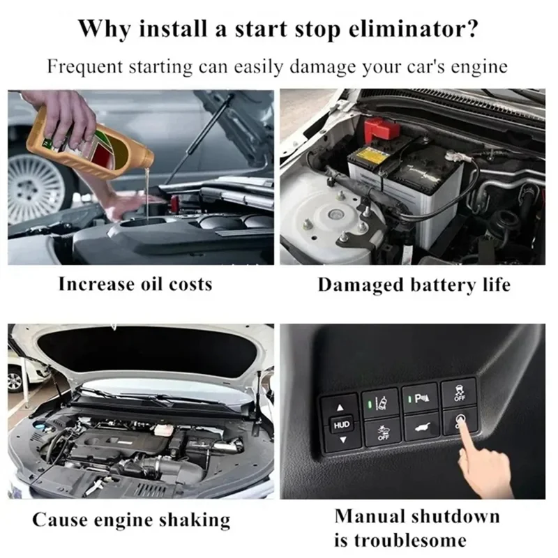 الذكية التلقائي محرك وقف بدء Canceller قبالة أقرب تحكم الاستشعار كابل توصيل لشركة هيونداي Palisade LX2 2019-2024-L94A