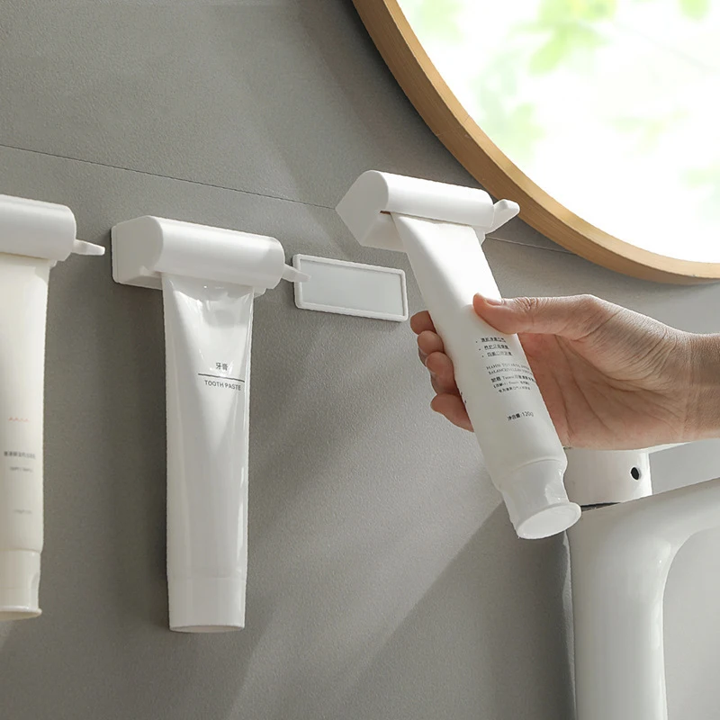 Magnetic Toothpaste Squeezer Household Facial Cleanser Hand Cream Automatic Squeezer Japanese Toothpaste Clip Artifact