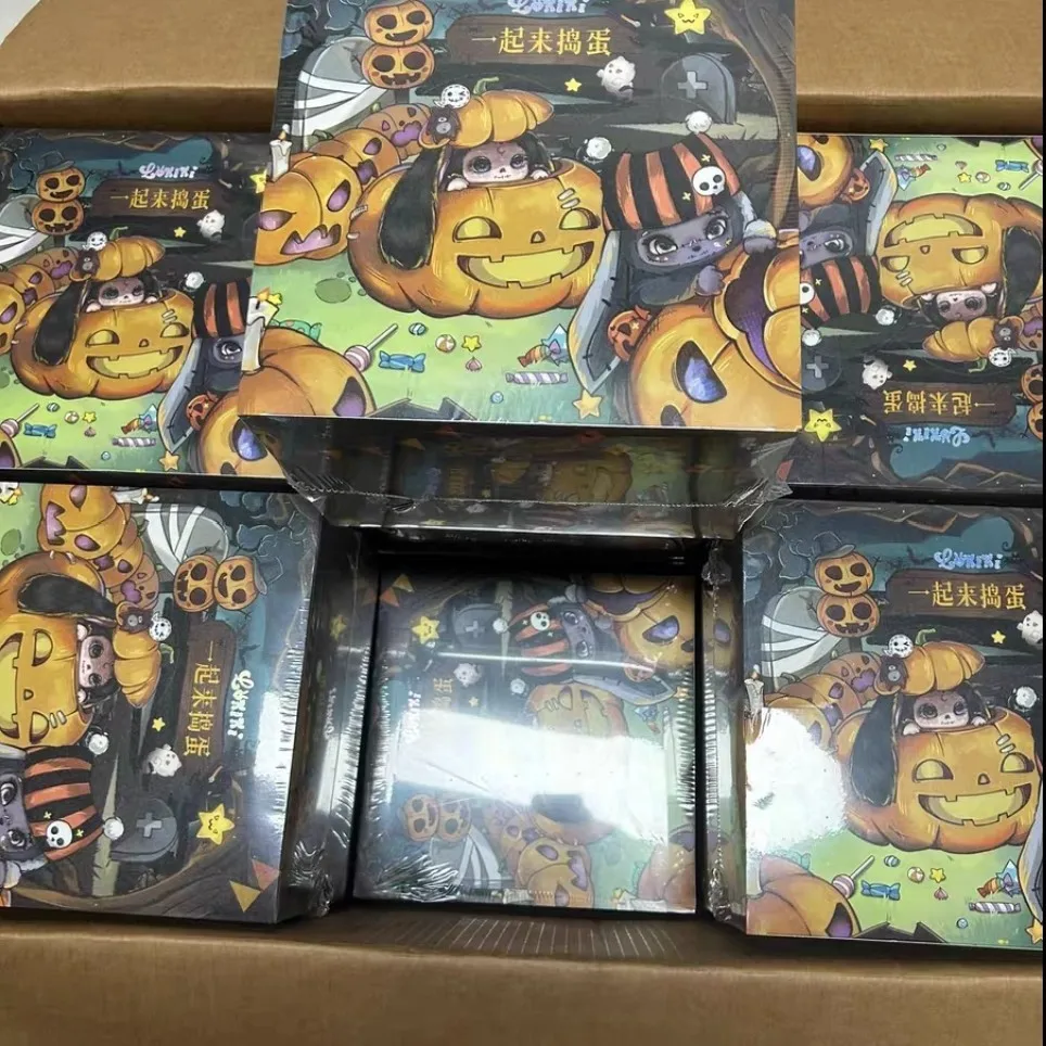 Lokiki Pompoen Schedel Pop Blind Box Laten we samen spelen Pranks Series Mystery Box Action Figure Groothandel Halloween Geschenken Meisjes