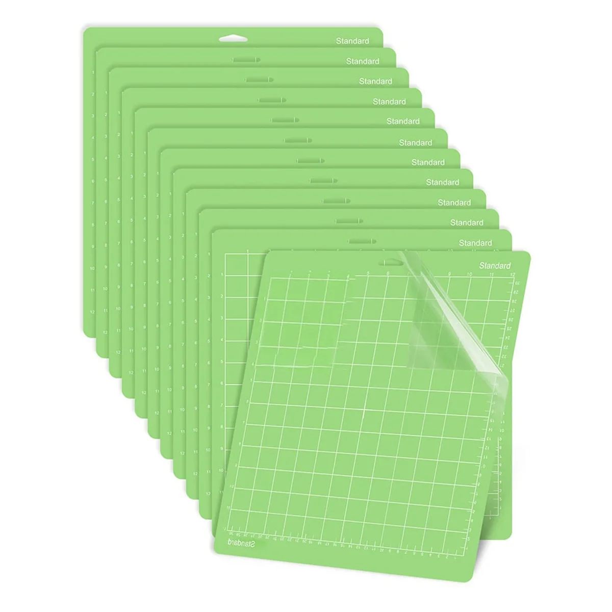 

Cutting Mat for Cricut Maker 3/Maker/Explore 3/Air 2/Air/One 12 Pack 12x12In Cut Mats Replacement Accessories Green