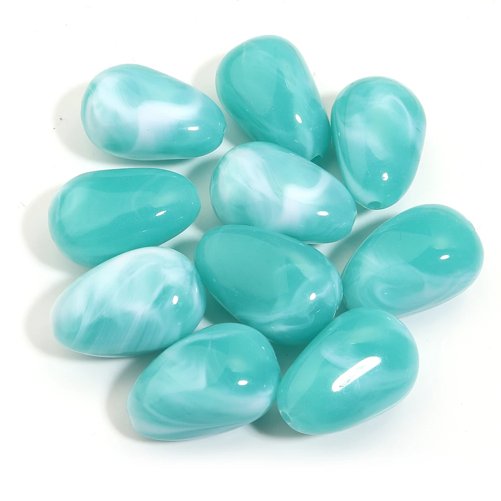 10pcs Irregular Acrylic Beads for DIY Jewelry Making