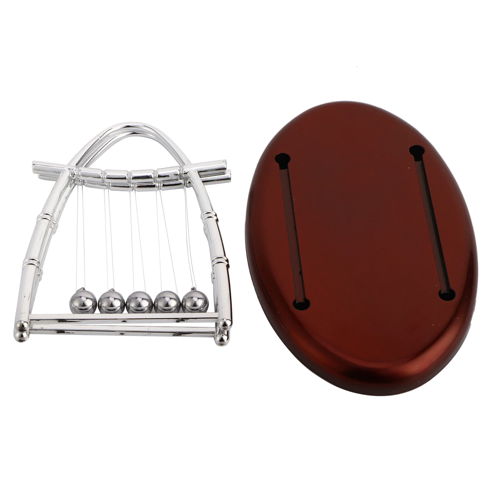 كرات التوازن ديكور نيوتن كرات الصلب التوازن علوم الفيزياء البندول الحلي مكتب كرات التوازن العلوم #3