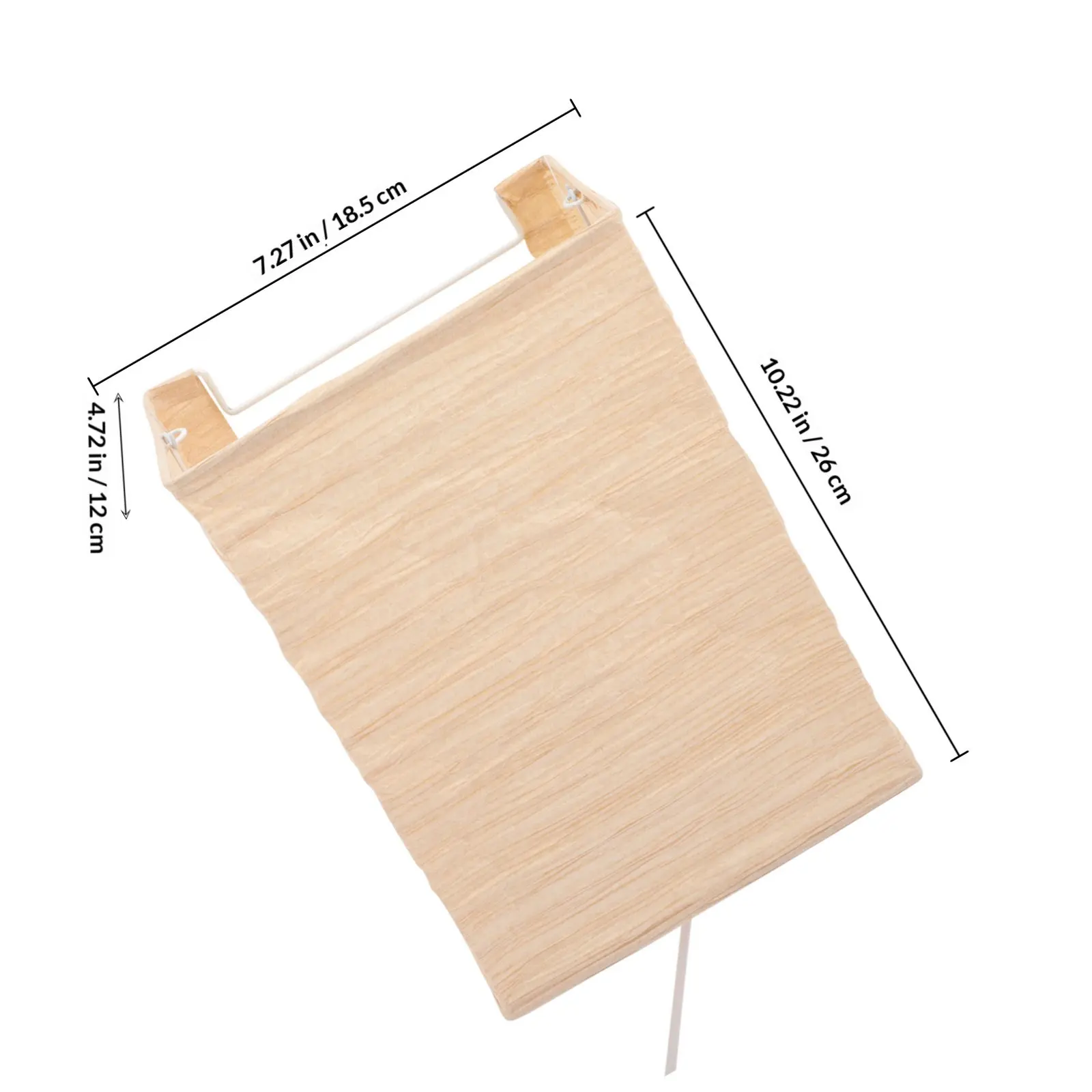 Nordic Style Decorative Wall Lamp Paper Simple Structure Easy Installation Creates Cozy Elegant Home Ambience